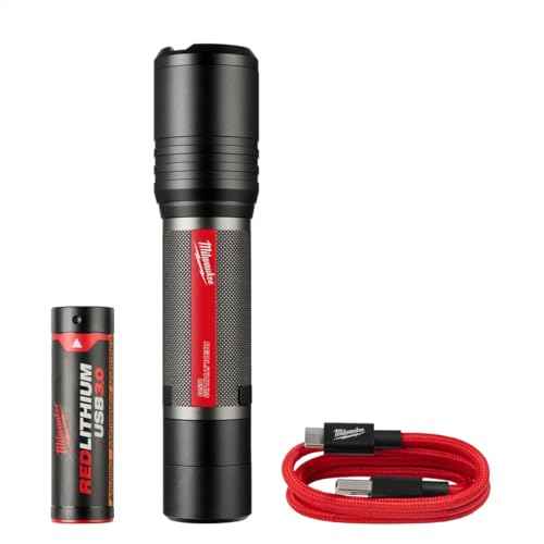 Milwaukee Electric - REDLITHIUM. USB Slide Focus Flashlight