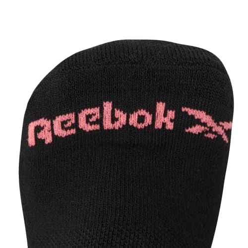 Reebok Womens Comfort Cushioned Athletic Quarter Cut Socks (6 Pack)
