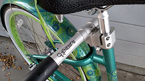 MBB Longboard Bicycle Surfboard Racks, by Moved By Bikes, Compatible with Shortboards, Longboards, and SUP Paddleboards, Q...