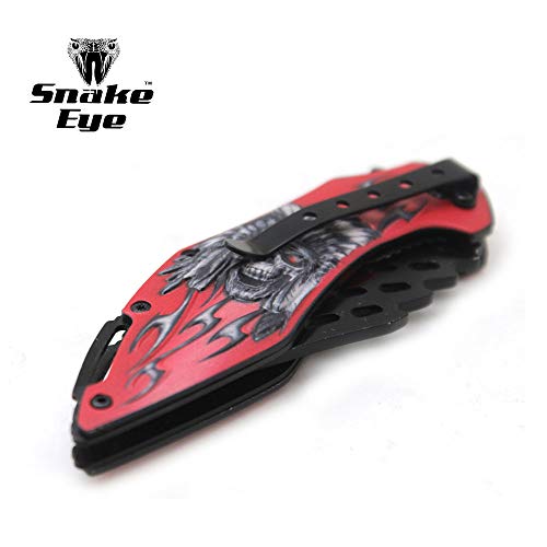 Snake Eye Tactical Folding Knife | Outdoor Survival Pocket Knife | Made of Stainless Steel Blade