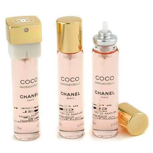 Chanel - Coco Mademoiselle Twist & Spray Eau De Toilette Refill 3x20ml/0.7oz