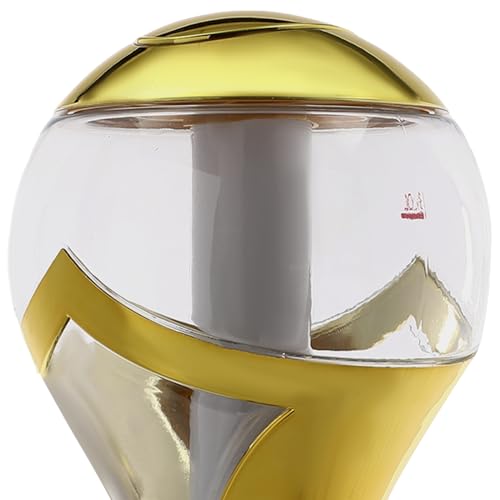 3L Wine Dispenser with LED Lights & Ice Tube,Elegant Glass Beverage Dispenser for Parties, 101oz Clear Sphere Drink Server...