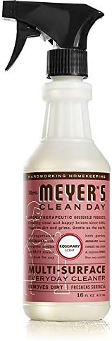 Mrs. MEYER'S Multi Surface Cleaner Variety Pack, Includes 1 Basil 1 Lavender 1 Lemon Verbena 1 Honeysuckle 1 Geranium 1 Rosemary. 6 ct.16 fl oz.