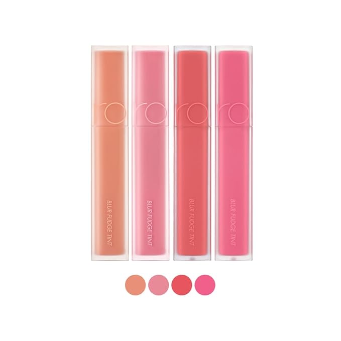 rom&nd OVEEER Shade Series Blur Fudge Tint | Silky Matte Lipstick for Velvety Smooth Lips | Long-Lasting Stain, Wrinkle Blurring, Moisturizing Formula | 16 Burnt Orange