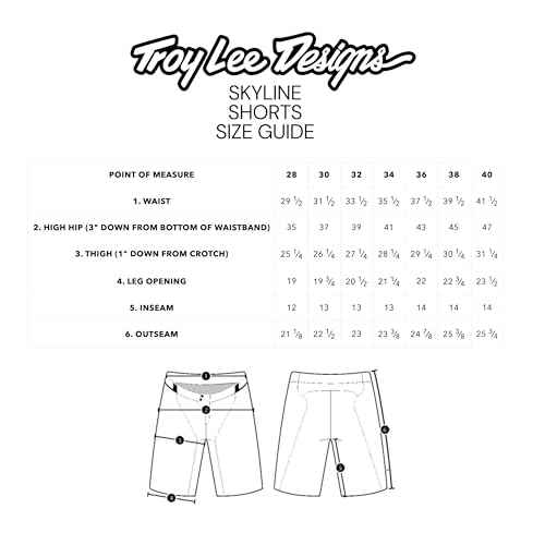 Troy Lee Designs Skyline Air Short with Liner for Mountain Biking MTB BMX