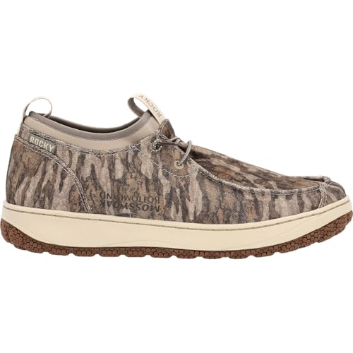 ROCKY Dry-Strike SRX Outdoor Shoe, Mossy Oak Bottomland, Size 8.5(W)