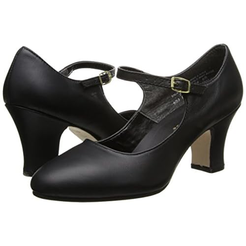 Capezio Manhattan Character Shoe, Black, 9 M