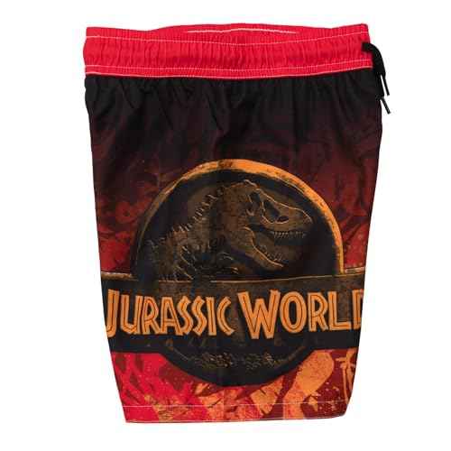 Jurassic World Park Dinosaur UPF 50+ Swim Trunks Little Kid Sizes (4-7-8)