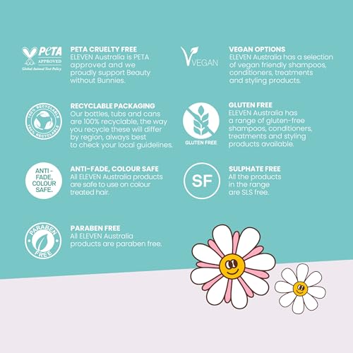 ELEVEN AUSTRALIA Keep My Curl Moisture Shampoo for Women & Men - Anti Frizz Shampoo for Curly, Wavy, or Coily Hair, Moisturizing Hair Care, Hydrating & Smoothing, Gentle Cleansing Formula