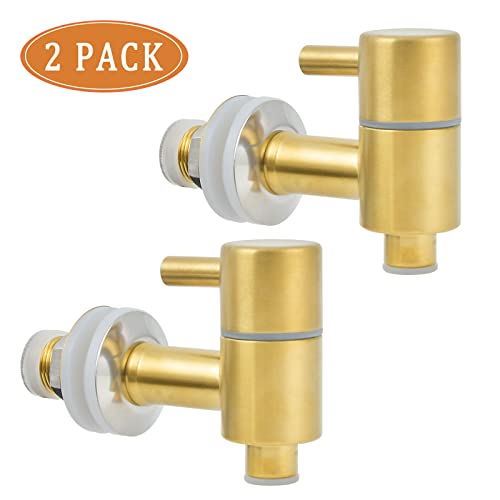 Akamino Spigot for Beverage Dispenser, Stainless Steel Lever Pour Spout Water Dispenser Replacement Faucet for Berkey and ...