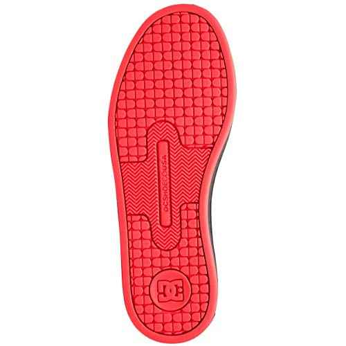 DC womens Court Graffik Skate Shoe, Black/Hot Pink, 11 US