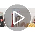 Nostalgia Two-Speed Electric Coca-Cola Limited Edition Milkshake Maker and Drink Mixer, Includes 16-Ounce Stainless Steel ...
