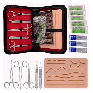 21 Pc Advanced Suture Skill Development Kit for Medical Students -High-End Suture Pads