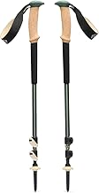 BLACK DIAMOND Trail Cork Trekking Poles (Pair) | Lightweight Collapsible Aluminum Hiking Poles | Natural Cork Grips | Flic...