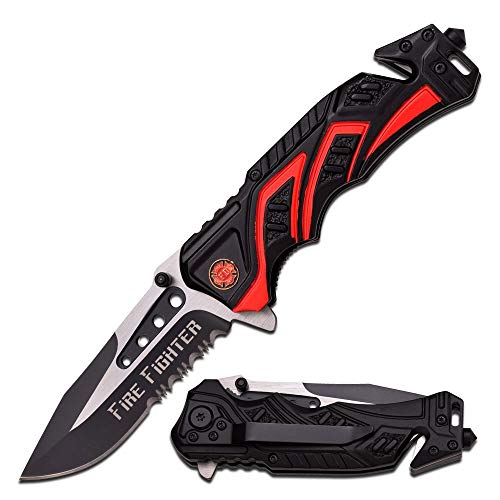 MTECH USA 8" Pocket Folding Knife Blade - Rescue Pocket Knife - Hunting Knives, Military, EDC - Survival and Camping Gear