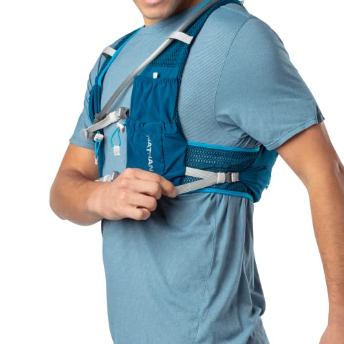 Nathan VaporAir Lite 4 Liter Vest & Hydration Pack with 2L Bladder, Front Water Bottle Pockets, Soft & Breathable Material...