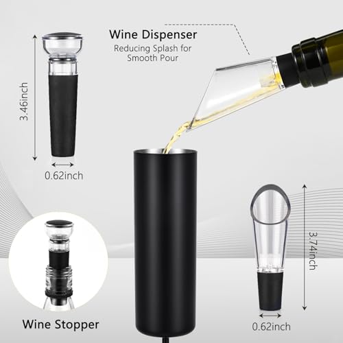Qtencas 4 Pack Stainless Steel Champagne Glasses, Insulated Champagne Flutes Set of 4, 6oz Stemmed Unbreakable Champagne G...