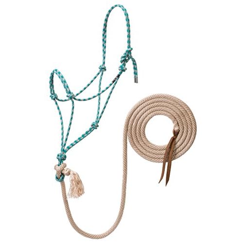 Weaver Leather Silvertip #95 Rope Halter with 12-Feet Lead