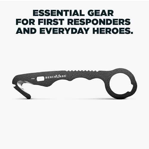 Benchmade Medical Rescue Hook with Oxygen Wrench, Syringe Popper, and Black Soft Sheath