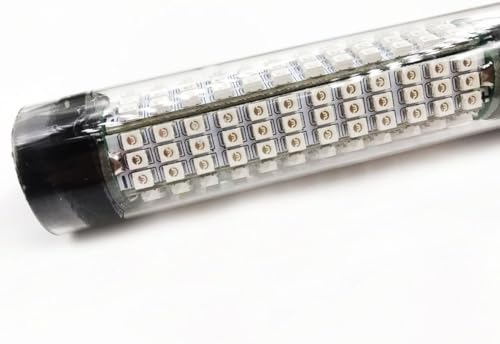 SAMDO IP68 12V LED Underwater Fishing Light 1080 Lumens Fish Attracting Light, Night Fishing Light 10.8W