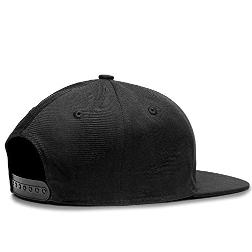 Pins & Bones Sinner Goth Hat Alternative Fashion Black Gothic Snapback Hat one Size Fits All
