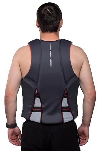 O'Brien Mens Aviator USCGA Neoprene High Performance Life Jakcet for Skiing, Surfing, Wakeboard & PWC