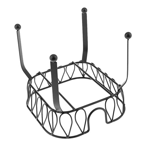 Luejnbogty Metal Iron Drink Dispenser Stand Basket Juice Tea Bucket Holder Stand for Pub Bar Cafe Juice Tea Wine Beer Used S