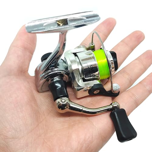 Portable Small Pen Fishing Rod and All Metal Spinning Reel Combo, 38inches Pocket Mini Telescopic Fishing Pole Kit for Riv...