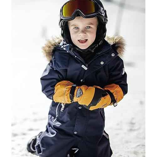 Hestra CZone Junior Mitt (Youth 2-13yrs) I Waterproof, Insulated Kids Mitten for Skiing, Snowboarding or Playing in The Snow