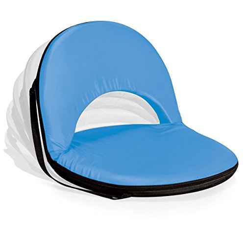 PICNIC TIME Oniva Portable Reclining Stadium Seat with Back Support, Folding Bleacher Chairs with Back and Cushion, Thick Padded Bench Seat and Armrest, Includes Six Backrest Positions