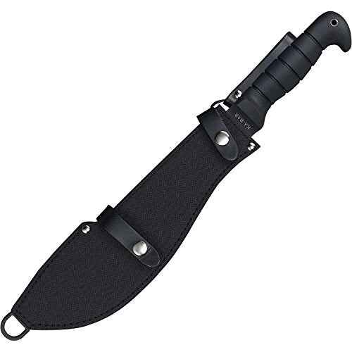 KA-BAR Cutlass Machete 11" 1085 Black Blade Kraton Handle Black