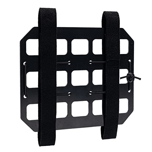 Dotacty Vehicle MOLLE Panel Car Visor Organizer Storage Rack Rigid Insert Panel for Backpack Tactical Accessories Gear Hol...