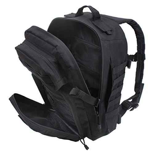 Rothco Fast Mover Tactical Backpack - Outdoor Hiking Pack for EDC Essential Gear (Black)
