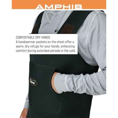 FROGG TOGGS Men's Amphib Stockingfoot Neoprene Waterproof Fishing Chest Wader for Fishing