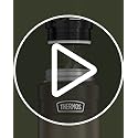 THERMOS Stainless King Vacuum-Insulated Food Jar with Spoon, 16 Ounce, Midnight Blue