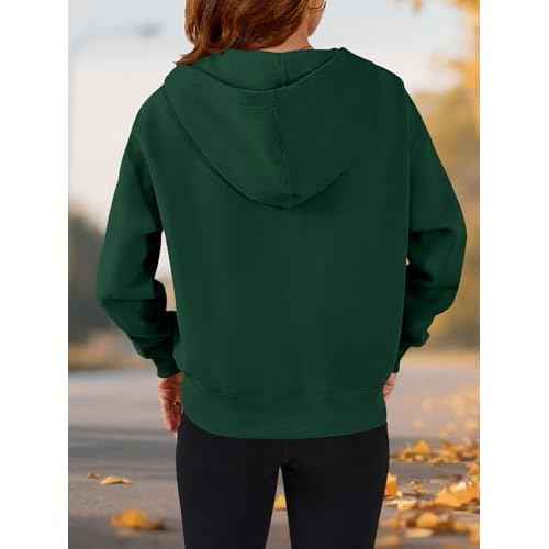 PRETTYGARDEN Women's Half Zip Up Hoodies 2025 Fall Long Sleeve Cropped Pullover Oversized Sweatshirt Fashion Y2K Clothes