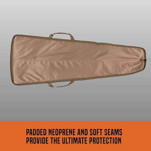 Allen Company Gear Fit Pursuit Waterfowl Shotgun Case - 52" Lockable Soft Gun Case with Adjustable Panel - Neoprene Pockets with Oversized Storage for Hunting Gearl - Realtree Max-7 Camo