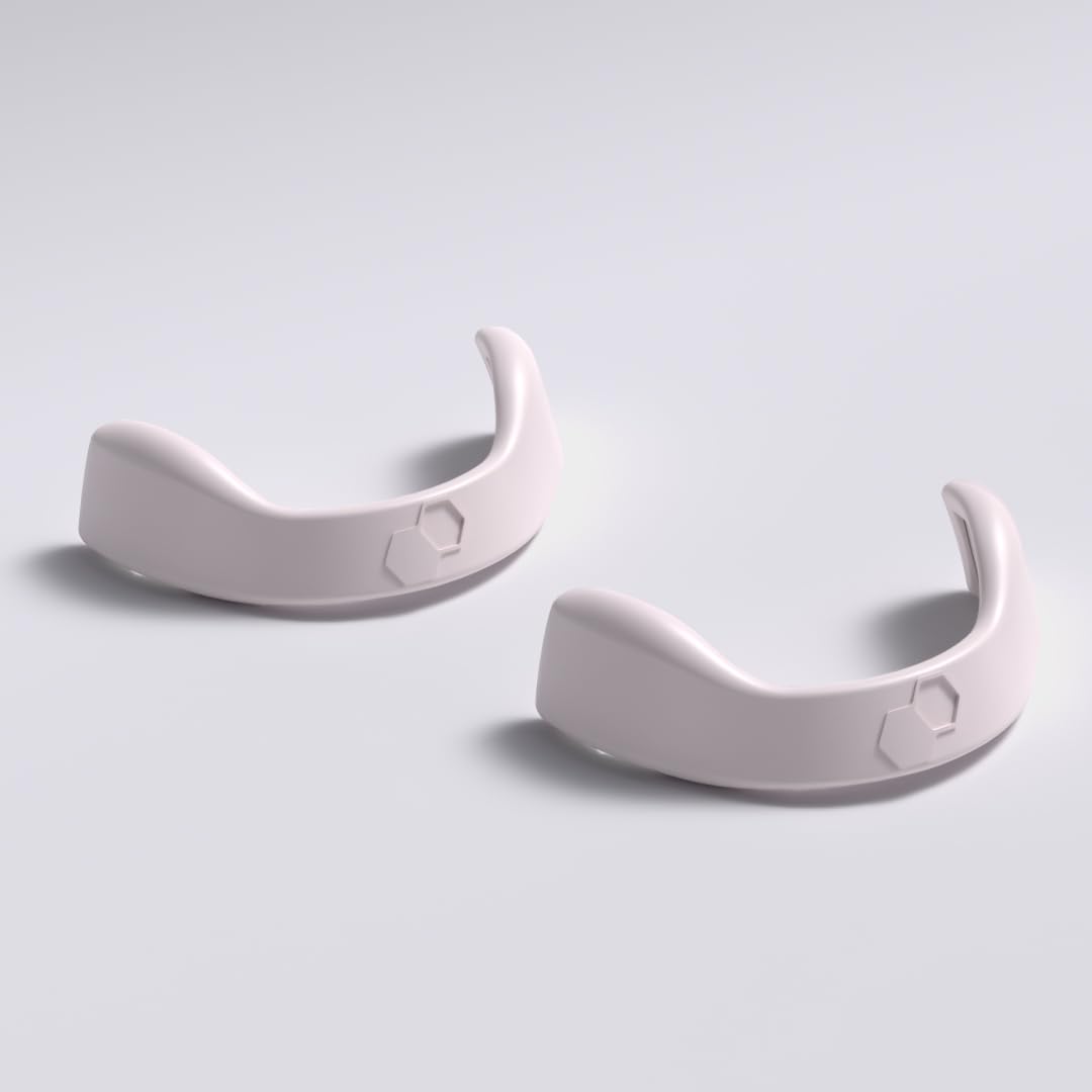 Intake Breathing Extra Intake Bands (Pack of 2), Medium-Large (M2), Matte White. (Tabs NOT Included)