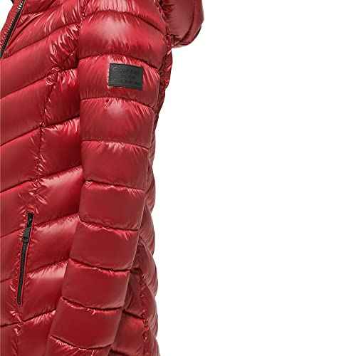 Calvin Klein Women's Long Chevron Puffer Jacket