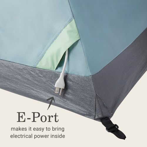 Coleman Skydome Tent with LED Lights & 5-Minute Setup, Weatherproof 4-Person Tent with Overhead Lighting, Made of PFAS-Fre...