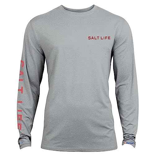 Salt Life Men's Deep Ventures Long Sleeve Performance Tee
