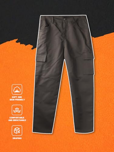 Brown Timber Workwear Trousers for Men Premium Durable Tactical Cargo Pants Outdoor