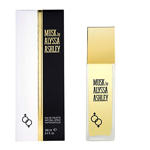 Alyssa Ashley Musk - Perfume for Men and Women with Citrus and Sicilian Bergamot - Long Lasting - Womens Fragrances - 3.4 oz EDT Spray