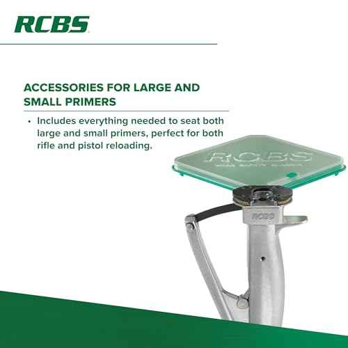 RCBS 90201 Universal Hand Priming Tool, Green