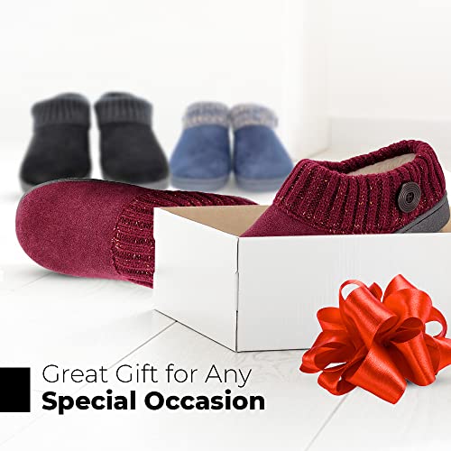 Clarks Women's Knit Scuff Slippers