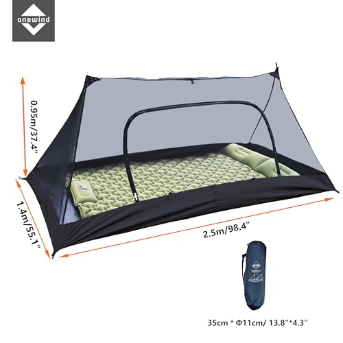 Onewind Mesh Tent with Bathtub and Tent Footprint