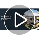 LEMY 10 x 10 Pop Up Canopy, Portable Commercial Party Instant Heavy Duty Canopy Tent, 300D Waterproof Adjustable Canopy w/...