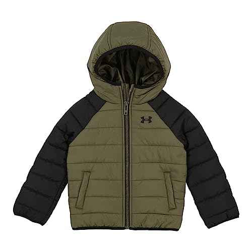 Under Armour Boys' Pronto Puffer Jacket, Mid-Weight, Zip Up Closure, Repels Water
