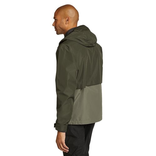 Eddie Bauer Men's Rainfoil Utility Jacket, Waterproof, Sprig, Medium