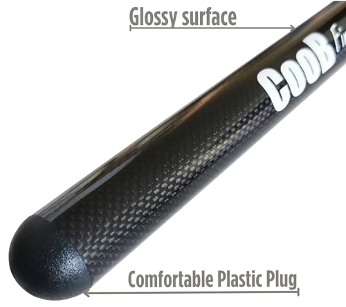 CooB Carbon Fiber Pole Handle. Light and Strong for Sand Scoop Scoops Metal Detector Hunting Tool. Sand Scoop Not Included